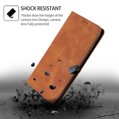 For Xiaomi Redmi K60 Ultra Skin Feel Magnetic Leather Phone Case(Light Brown) - Redmi K60 Ultra Cases by PMC Jewellery | Online Shopping South Africa | PMC Jewellery | Buy Now Pay Later Mobicred