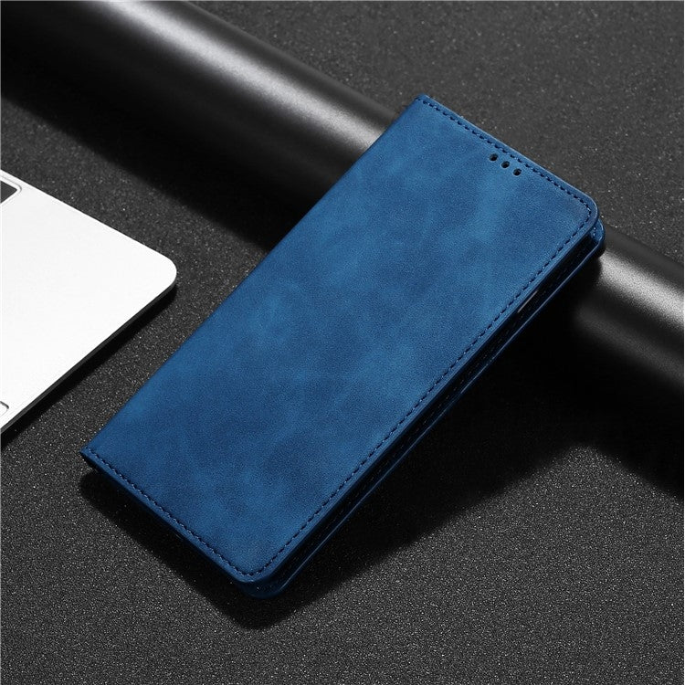 For Huawei Pura 70 Skin Feel Magnetic Leather Phone Case(Blue) - Huawei Cases by PMC Jewellery | Online Shopping South Africa | PMC Jewellery | Buy Now Pay Later Mobicred