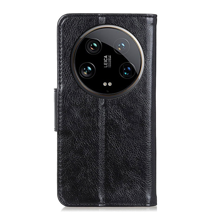 For Xiaomi 14 Ultra Nappa Texture Horizontal Flip Leather Phone Case(Black) - 14 Ultra Cases by PMC Jewellery | Online Shopping South Africa | PMC Jewellery | Buy Now Pay Later Mobicred