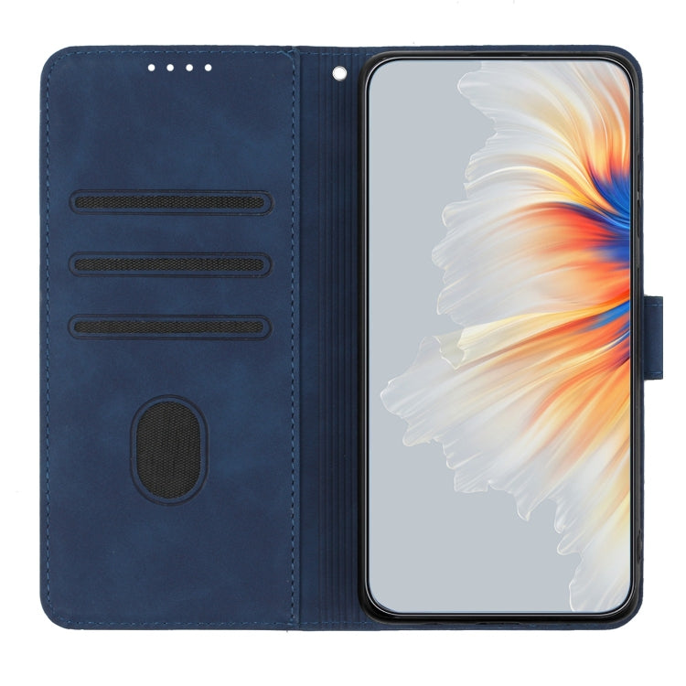 For Xiaomi Redmi K70 Heart Pattern Skin Feel Leather Phone Case(Royal Blue) - K70 Cases by PMC Jewellery | Online Shopping South Africa | PMC Jewellery | Buy Now Pay Later Mobicred