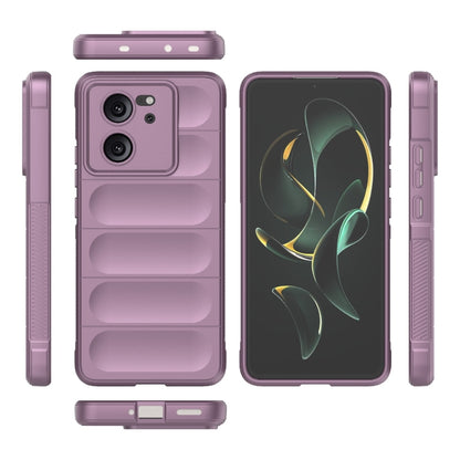 For Xiaomi Redmi K60 Ultra Magic Shield TPU + Flannel Phone Case(Purple) - Redmi K60 Ultra Cases by PMC Jewellery | Online Shopping South Africa | PMC Jewellery | Buy Now Pay Later Mobicred