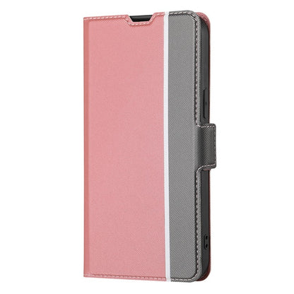 For Huawei nova 12i 4G Twill Texture Side Button Leather Phone Case(Pink) - Huawei Cases by PMC Jewellery | Online Shopping South Africa | PMC Jewellery