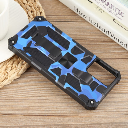 For Motorola Moto G Power 5G 2024 Camouflage Armor Kickstand TPU + PC Magnetic Phone Case(Dark Blue) - Motorola Cases by PMC Jewellery | Online Shopping South Africa | PMC Jewellery | Buy Now Pay Later Mobicred