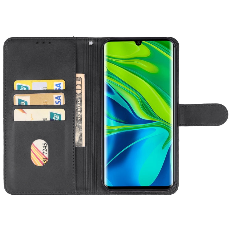 For Xiaomi Mi Note 10 Pro Leather Phone Case(Black) - Xiaomi Cases by PMC Jewellery | Online Shopping South Africa | PMC Jewellery | Buy Now Pay Later Mobicred