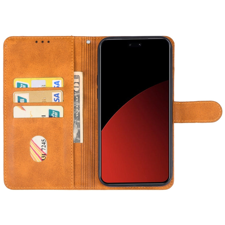 For Xiaomi Civi 4 Pro Leather Phone Case(Brown) - Xiaomi Cases by PMC Jewellery | Online Shopping South Africa | PMC Jewellery | Buy Now Pay Later Mobicred