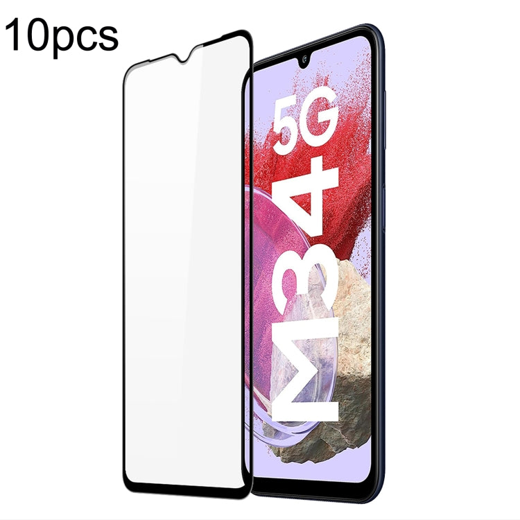 For Samsung Galaxy M34 5G 10pcs DUX DUCIS 0.33mm 9H Medium Alumina Tempered Glass Film - Galaxy Tempered Glass by DUX DUCIS | Online Shopping South Africa | PMC Jewellery | Buy Now Pay Later Mobicred