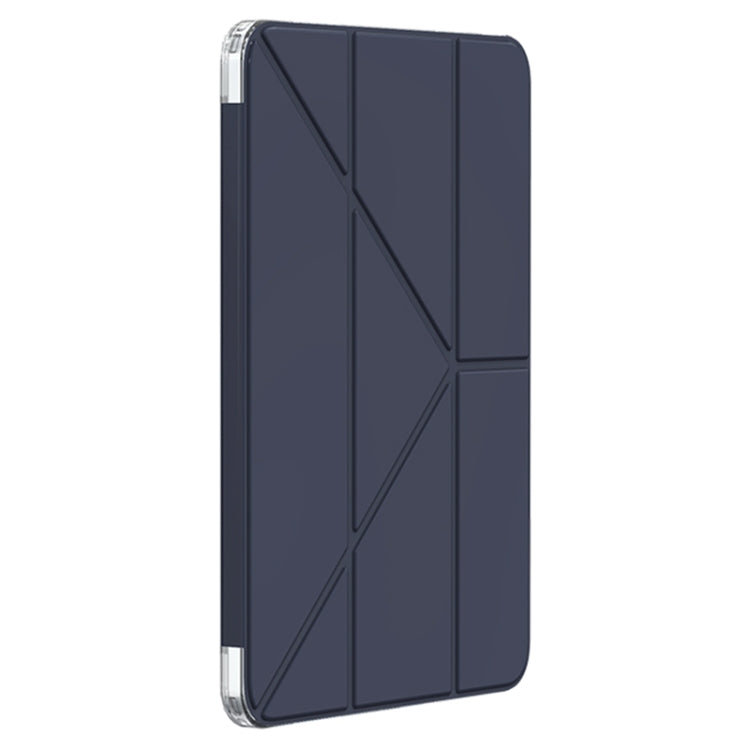 For iPad Air 11 2024 Mutural Deformation Stand Smart Leather Tablet Case(Dark Blue) - iPad Air 11 2024 Cases by Mutural | Online Shopping South Africa | PMC Jewellery | Buy Now Pay Later Mobicred