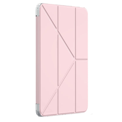 For iPad Air 11 2024 Mutural Deformation Stand Smart Leather Tablet Case(Pink) - iPad Air 11 2024 Cases by Mutural | Online Shopping South Africa | PMC Jewellery | Buy Now Pay Later Mobicred