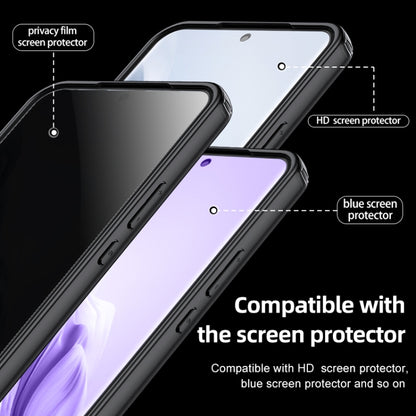 For Honor Magic6 Pro Armor Clear TPU Hard PC Phone Case(Matte Black) - Honor Cases by PMC Jewellery | Online Shopping South Africa | PMC Jewellery | Buy Now Pay Later Mobicred