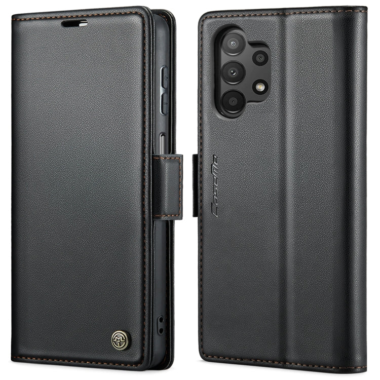 For Samsung Galaxy A13 4G/5G/A04s/A04/M13 5G CaseMe 023 Butterfly Buckle Litchi Texture RFID Anti-theft Leather Phone Case(Black) - Galaxy Phone Cases by CaseMe | Online Shopping South Africa | PMC Jewellery | Buy Now Pay Later Mobicred