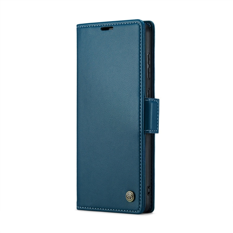 For Samsung Galaxy A70/A70s CaseMe 023 Butterfly Buckle Litchi Texture RFID Anti-theft Leather Phone Case(Blue) - Galaxy Phone Cases by CaseMe | Online Shopping South Africa | PMC Jewellery | Buy Now Pay Later Mobicred