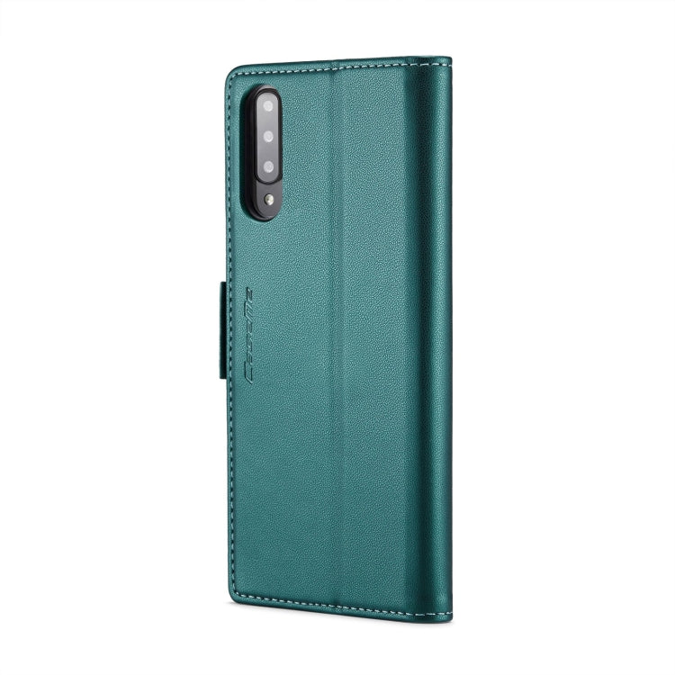 For Samsung Galaxy A70/A70s CaseMe 023 Butterfly Buckle Litchi Texture RFID Anti-theft Leather Phone Case(Pearly Blue) - Galaxy Phone Cases by CaseMe | Online Shopping South Africa | PMC Jewellery | Buy Now Pay Later Mobicred