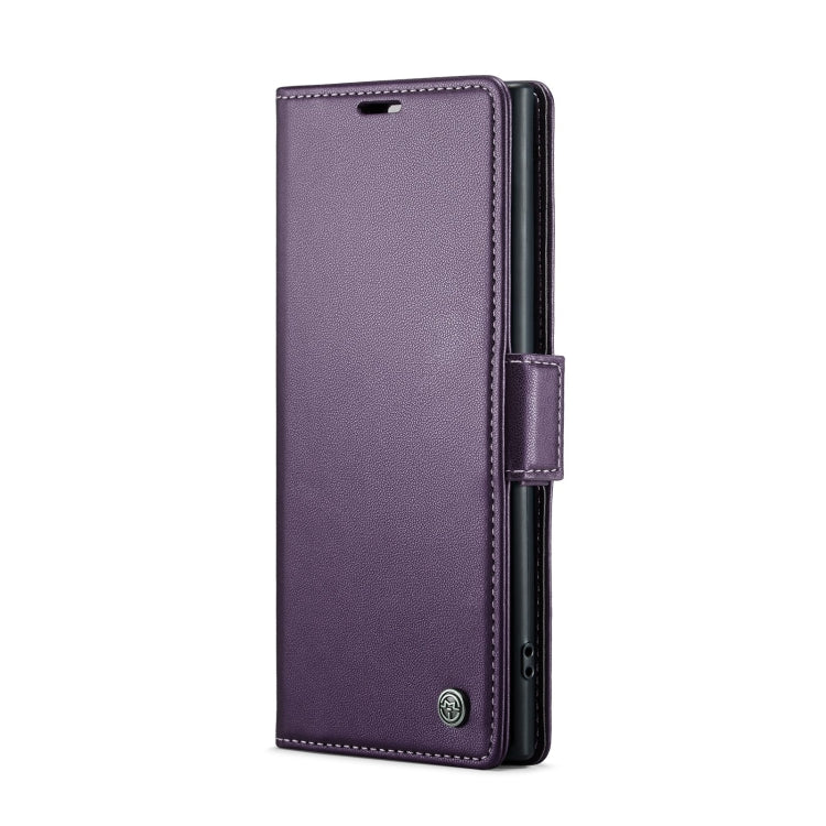 For Samsung Galaxy Note10+ CaseMe 023 Butterfly Buckle Litchi Texture RFID Anti-theft Leather Phone Case(Pearly Purple) - Galaxy Phone Cases by CaseMe | Online Shopping South Africa | PMC Jewellery | Buy Now Pay Later Mobicred