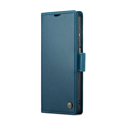 For Samsung Galaxy A15 4G/5G CaseMe 023 Butterfly Buckle Litchi Texture RFID Anti-theft Leather Phone Case(Blue) - Galaxy Phone Cases by CaseMe | Online Shopping South Africa | PMC Jewellery | Buy Now Pay Later Mobicred