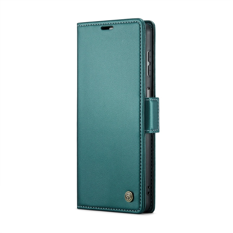 For Samsung Galaxy A15 4G/5G CaseMe 023 Butterfly Buckle Litchi Texture RFID Anti-theft Leather Phone Case(Pearly Blue) - Galaxy Phone Cases by CaseMe | Online Shopping South Africa | PMC Jewellery | Buy Now Pay Later Mobicred