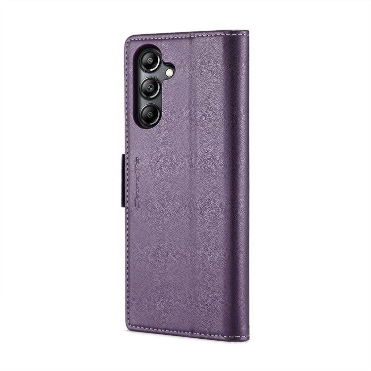 For Samsung Galaxy A05s CaseMe 023 Butterfly Buckle Litchi Texture RFID Anti-theft Leather Phone Case(Pearly Purple) - Galaxy Phone Cases by CaseMe | Online Shopping South Africa | PMC Jewellery | Buy Now Pay Later Mobicred