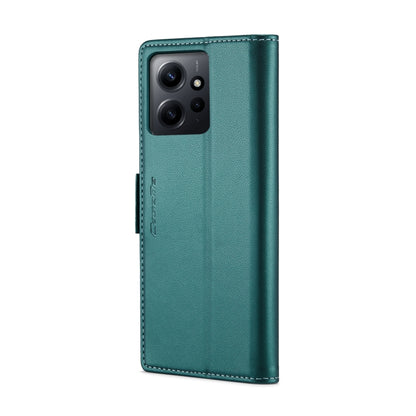 For Xiaomi Redmi Note 12 4G Global CaseMe 023 Butterfly Buckle Litchi Texture RFID Anti-theft Leather Phone Case(Pearly Blue) - Xiaomi Cases by CaseMe | Online Shopping South Africa | PMC Jewellery | Buy Now Pay Later Mobicred