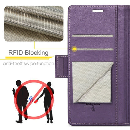 For Xiaomi Redmi Note 13 Pro+ 5G CaseMe 023 Butterfly Buckle Litchi Texture RFID Anti-theft Leather Phone Case(Pearly Purple) - Note 13 Pro+ Cases by CaseMe | Online Shopping South Africa | PMC Jewellery