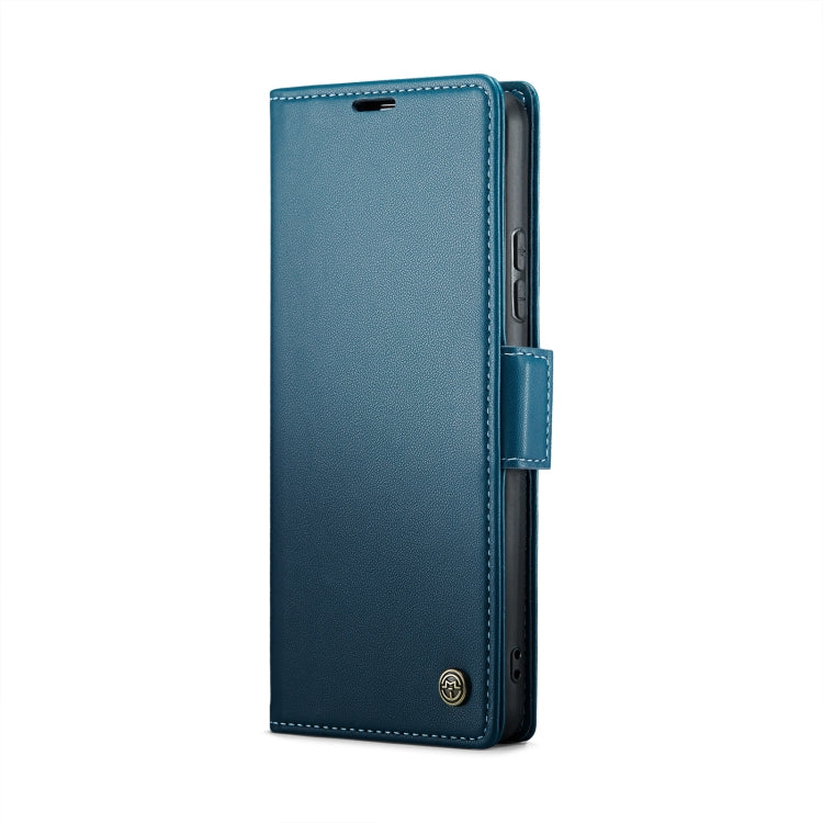 For Xiaomi Redmi Note 13 Pro 4G CaseMe 023 Butterfly Buckle Litchi Texture RFID Anti-theft Leather Phone Case(Blue) - Xiaomi Cases by CaseMe | Online Shopping South Africa | PMC Jewellery | Buy Now Pay Later Mobicred