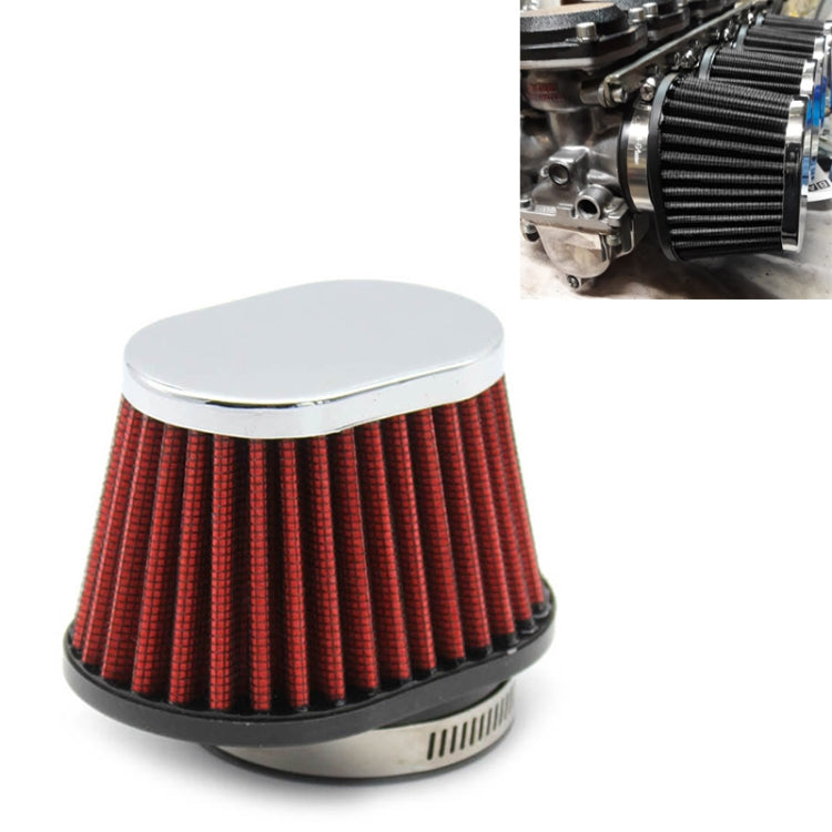 55mm XH-UN073 Mushroom Head Style Car Modified Air Filter Motorcycle Exhaust Filter(Red) - Air Intake System by PMC Jewellery | Online Shopping South Africa | PMC Jewellery | Buy Now Pay Later Mobicred