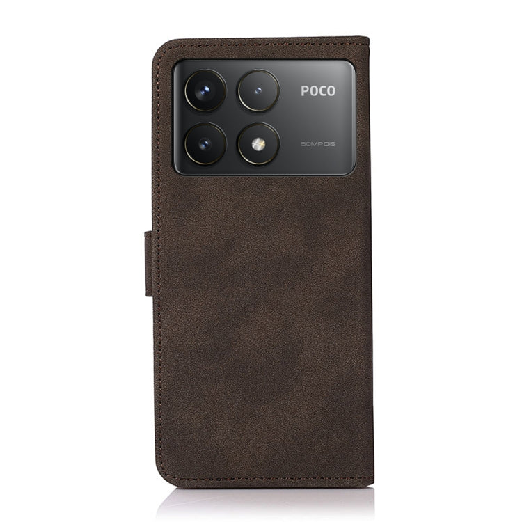 For Xiaomi Redmi K70 5G / K70 Pro 5G KHAZNEH Matte Texture Leather Phone Case(Brown) - K70 Cases by PMC Jewellery | Online Shopping South Africa | PMC Jewellery | Buy Now Pay Later Mobicred