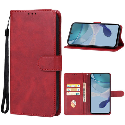 For Motorola Moto G53j Leather Phone Case(Red) - Motorola Cases by PMC Jewellery | Online Shopping South Africa | PMC Jewellery | Buy Now Pay Later Mobicred