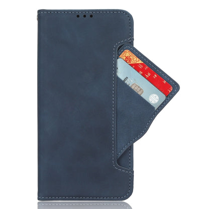 For Honor Magic6 Pro Skin Feel Calf Texture Card Slots Leather Phone Case(Blue) - Honor Cases by PMC Jewellery | Online Shopping South Africa | PMC Jewellery | Buy Now Pay Later Mobicred