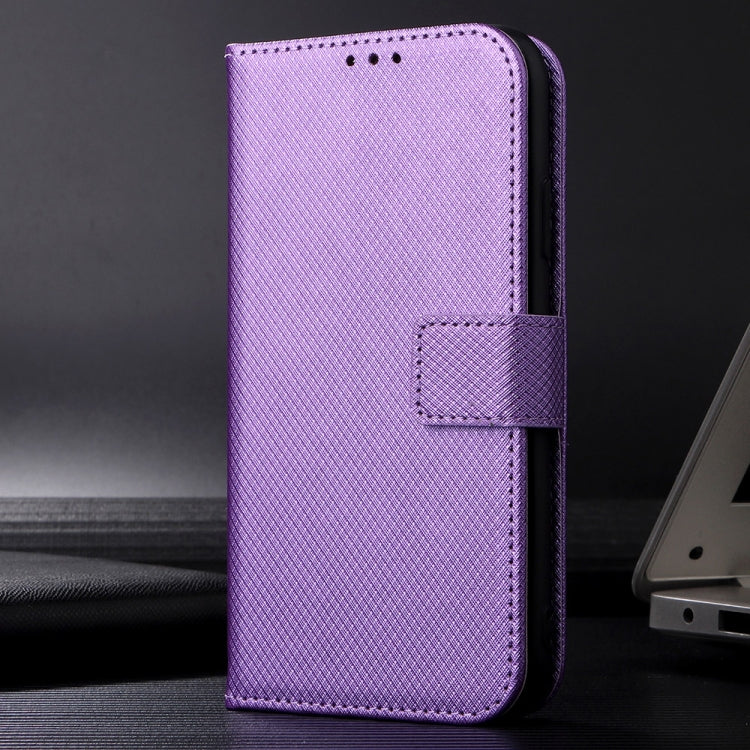 For Google Pixel 9 Diamond Texture Leather Phone Case(Purple) - Google Cases by PMC Jewellery | Online Shopping South Africa | PMC Jewellery | Buy Now Pay Later Mobicred