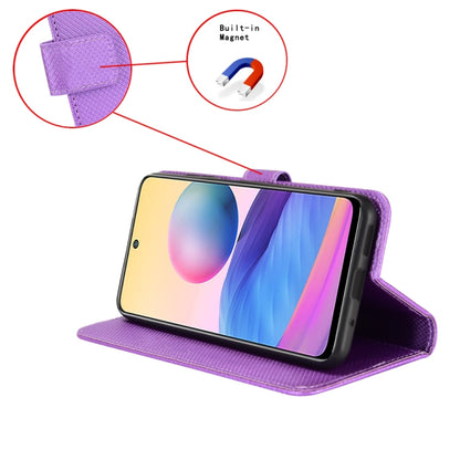 For Google Pixel 9 Diamond Texture Leather Phone Case(Purple) - Google Cases by PMC Jewellery | Online Shopping South Africa | PMC Jewellery | Buy Now Pay Later Mobicred