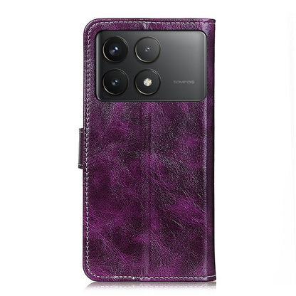 For Xiaomi Redmi K70 5G / K70 Pro 5G Retro Crazy Horse Texture Leather Phone Case(Purple) - K70 Cases by PMC Jewellery | Online Shopping South Africa | PMC Jewellery | Buy Now Pay Later Mobicred