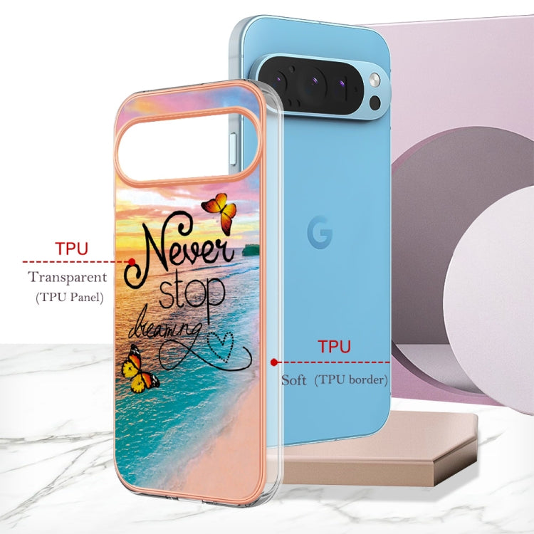 For Google Pixel 9 Pro XL Electroplating IMD TPU Phone Case(Dream Butterfly) - Google Cases by PMC Jewellery | Online Shopping South Africa | PMC Jewellery | Buy Now Pay Later Mobicred