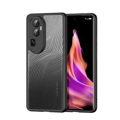 For OPPO Reno10 China DUX DUCIS Aimo Series TPU + PC Frosted Feel Phone Case(Black) - OPPO Cases by DUX DUCIS | Online Shopping South Africa | PMC Jewellery | Buy Now Pay Later Mobicred