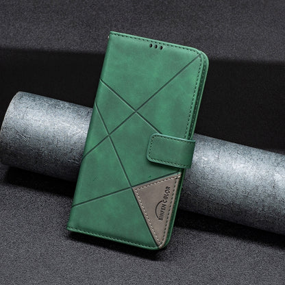 For Google Pixel 9 Magnetic Buckle Rhombus Texture Leather Phone Case(Green) - Google Cases by PMC Jewellery | Online Shopping South Africa | PMC Jewellery | Buy Now Pay Later Mobicred