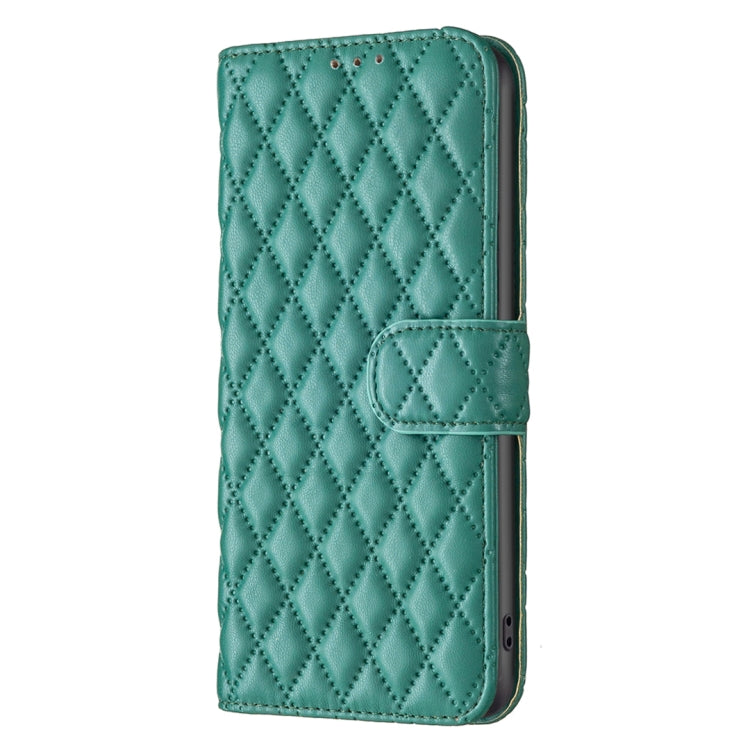 For Google Pixel 9 Diamond Lattice Wallet Leather Flip Phone Case(Green) - Google Cases by PMC Jewellery | Online Shopping South Africa | PMC Jewellery | Buy Now Pay Later Mobicred