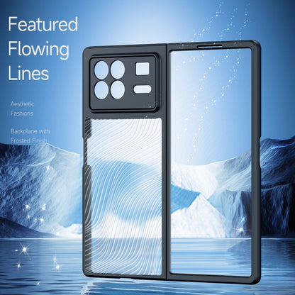 For Xiaomi Mix Fold 3 DUX DUCIS Aimo Series TPU + PC Frosted Feel Phone Case(Black) - Mix Fold 3 Cases by DUX DUCIS | Online Shopping South Africa | PMC Jewellery | Buy Now Pay Later Mobicred