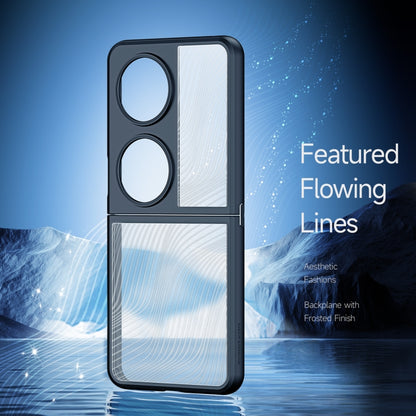 For Huawei P60 Pocket DUX DUCIS Aimo Series TPU + PC Frosted Feel Phone Case(Black) - Huawei Cases by DUX DUCIS | Online Shopping South Africa | PMC Jewellery | Buy Now Pay Later Mobicred