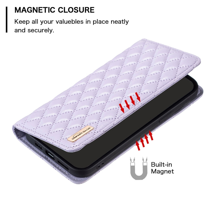 For Xiaomi Redmi K70 / K70 Pro Diamond Lattice Magnetic Leather Flip Phone Case(Purple) - K70 Pro Cases by PMC Jewellery | Online Shopping South Africa | PMC Jewellery | Buy Now Pay Later Mobicred