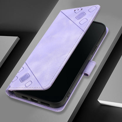 For Xiaomi Redmi K70 / K70 Pro Skin Feel Embossed Leather Phone Case(Light Purple) - K70 Cases by PMC Jewellery | Online Shopping South Africa | PMC Jewellery | Buy Now Pay Later Mobicred