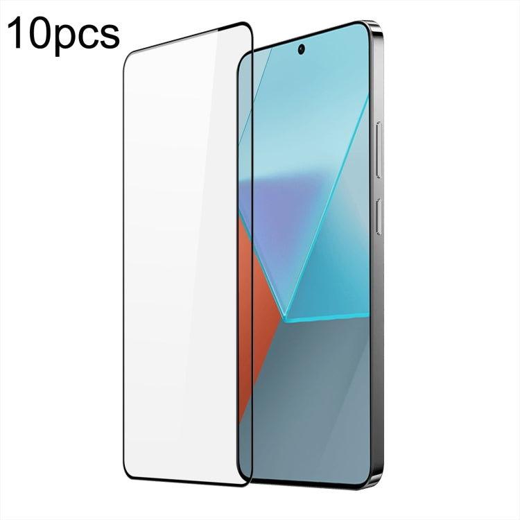 For Xiaomi Redmi Note 13 5G 10pcs DUX DUCIS 0.33mm 9H Medium Alumina Tempered Glass Film - Note 13 Tempered Glass by DUX DUCIS | Online Shopping South Africa | PMC Jewellery | Buy Now Pay Later Mobicred