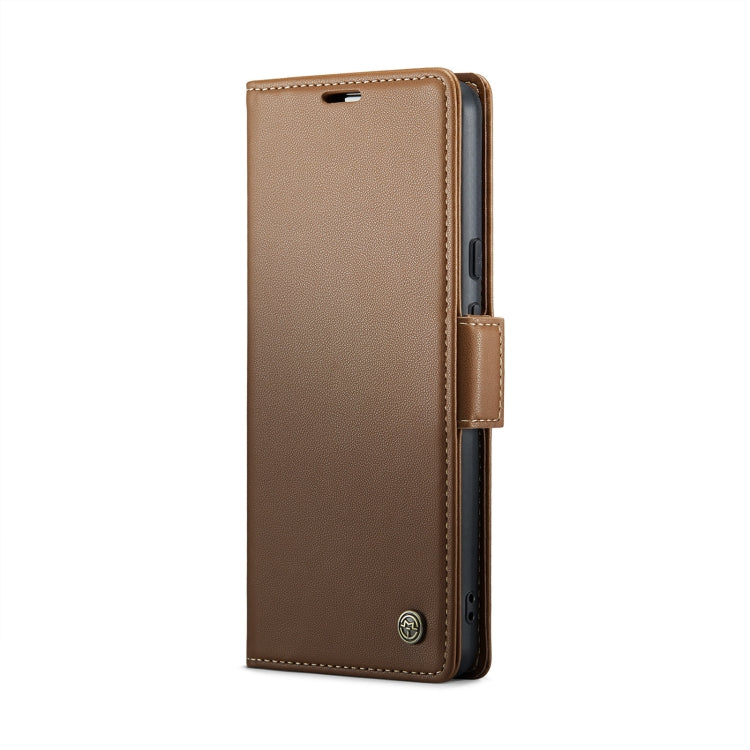 For Google Pixel 9 Pro XL CaseMe 023 Butterfly Buckle Litchi Texture RFID Anti-theft Leather Phone Case(Brown) - Google Cases by CaseMe | Online Shopping South Africa | PMC Jewellery | Buy Now Pay Later Mobicred