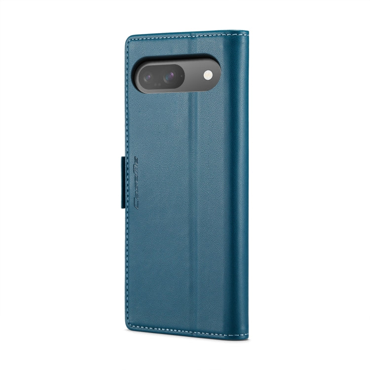 For Google Pixel 9 / 9 Pro CaseMe 023 Butterfly Buckle Litchi Texture RFID Anti-theft Leather Phone Case(Blue) - Google Cases by CaseMe | Online Shopping South Africa | PMC Jewellery | Buy Now Pay Later Mobicred