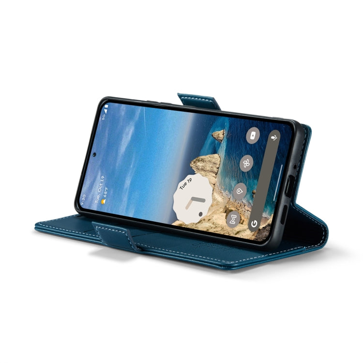 For Google Pixel 9 / 9 Pro CaseMe 023 Butterfly Buckle Litchi Texture RFID Anti-theft Leather Phone Case(Blue) - Google Cases by CaseMe | Online Shopping South Africa | PMC Jewellery | Buy Now Pay Later Mobicred