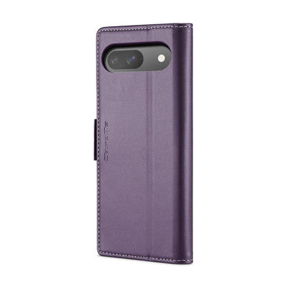 For Google Pixel 9 / 9 Pro CaseMe 023 Butterfly Buckle Litchi Texture RFID Anti-theft Leather Phone Case(Pearly Purple) - Google Cases by CaseMe | Online Shopping South Africa | PMC Jewellery | Buy Now Pay Later Mobicred