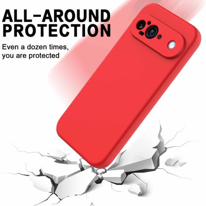 For Google Pixel 9 Pure Color Liquid Silicone Shockproof Phone Case(Red) - Google Cases by PMC Jewellery | Online Shopping South Africa | PMC Jewellery | Buy Now Pay Later Mobicred