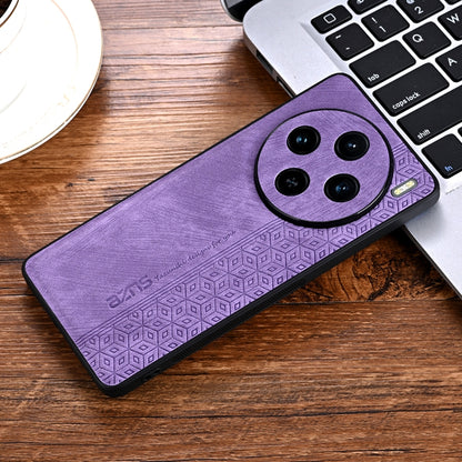 For vivo X100 AZNS 3D Embossed Skin Feel Phone Case(Purple) - X100 Cases by AZNS | Online Shopping South Africa | PMC Jewellery | Buy Now Pay Later Mobicred