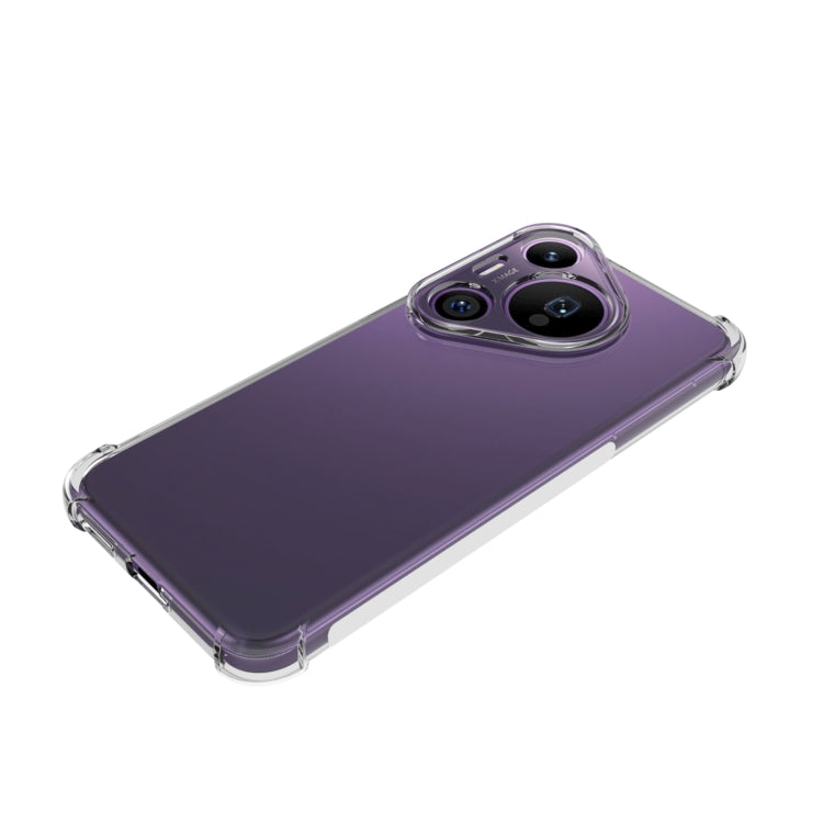 For Huawei Pura 70 Pro / 70 Pro+ Shockproof Non-slip Thickening TPU Phone Case(Transparent) - Huawei Cases by PMC Jewellery | Online Shopping South Africa | PMC Jewellery | Buy Now Pay Later Mobicred