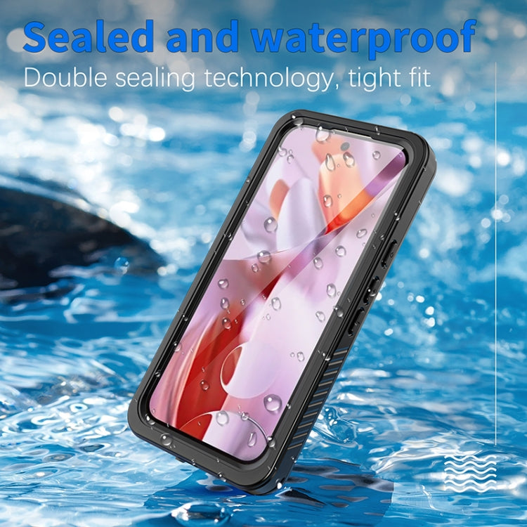 For Google Pixel 9 Pro RedPepper Shockproof IP68 Waterproof PC + TPU Protective Case(Black) - Google Cases by RedPepper | Online Shopping South Africa | PMC Jewellery | Buy Now Pay Later Mobicred