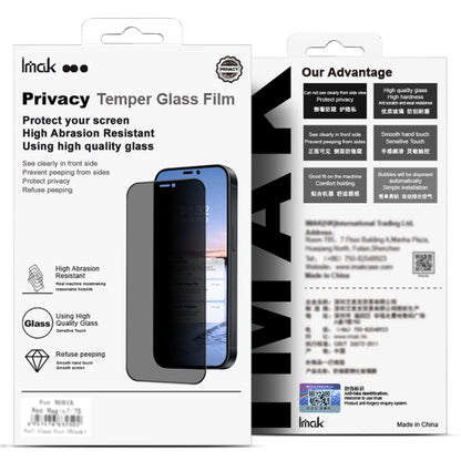 For Samsung Galaxy S24+ 5G imak HD Full Screen Anti-spy Tempered Glass Protective Film - Galaxy S24+ 5G Tempered Glass by imak | Online Shopping South Africa | PMC Jewellery | Buy Now Pay Later Mobicred