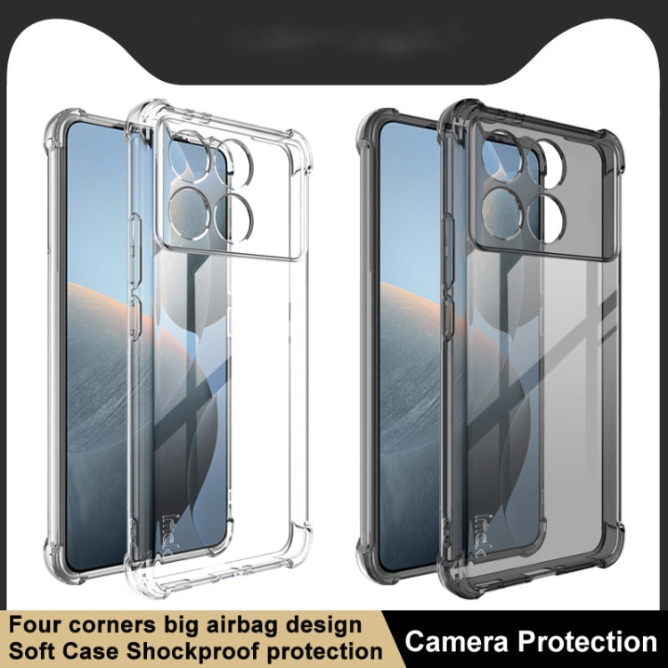 For Xiaomi Redmi K70 5G/K70 Pro 5G imak Shockproof Airbag TPU Phone Case(Transparent) - K70 Pro Cases by imak | Online Shopping South Africa | PMC Jewellery | Buy Now Pay Later Mobicred