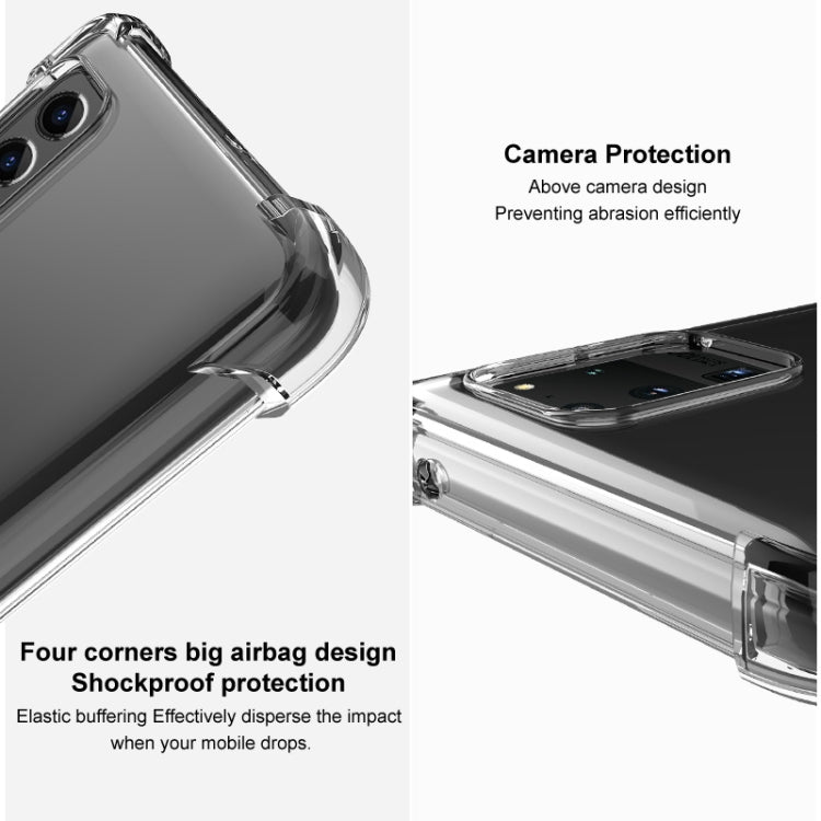 For Xiaomi 14 Ultra 5G imak Shockproof Airbag TPU Phone Case(Transparent Black) - 14 Ultra Cases by imak | Online Shopping South Africa | PMC Jewellery | Buy Now Pay Later Mobicred